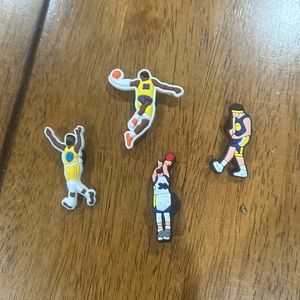 Crocs style charms! Various NBA players